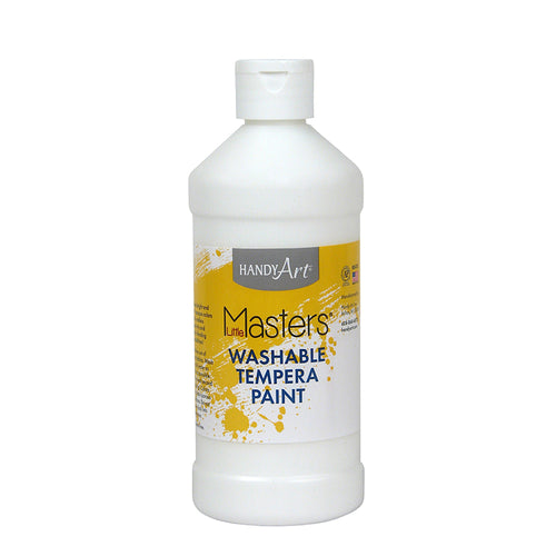 Little Masters„¢ Washable Paint, White, 16 Oz.