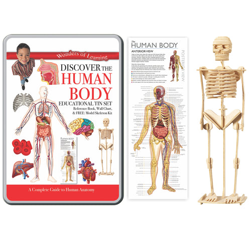 Wonders Of Learning Tin Set, Discover The Human Body