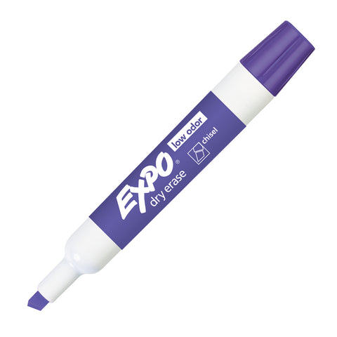 Expo Low Odor Dry Erase Markers, Chisel Tip, Purple