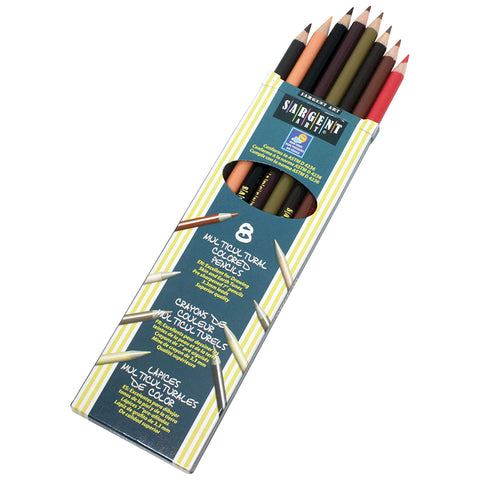 8 Ct. Multicultural Colored Pencils