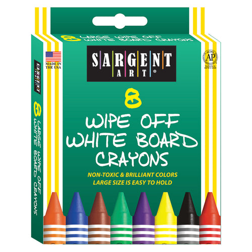 Sargent Art White Board Crayons, Regular