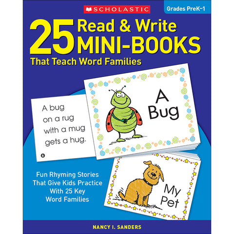 25 Read &amp; Write Mini-Books That Teach Word Families