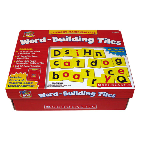 Little Red Tool Box Word Building Tiles, 233 Pieces