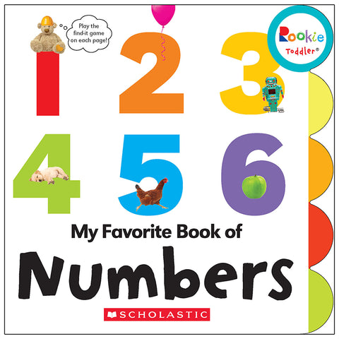 Rookie Toddler Board Book, My Favorite Book Of Numbers