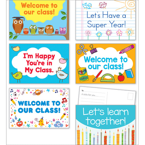 Back-To-School Postcards, 36/Pack