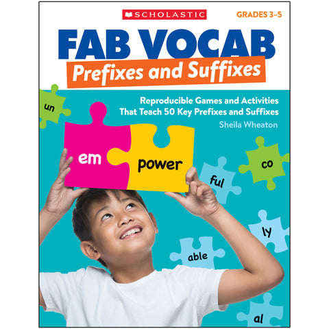 Scholastic Fab Vocab: Prefixes And Suffixes Book
