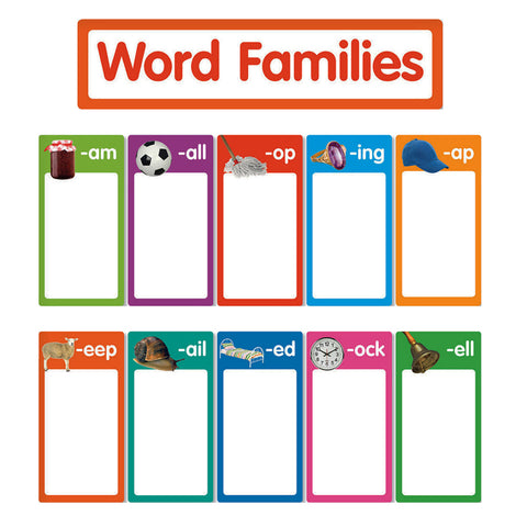 Word Families: Bulletin Board