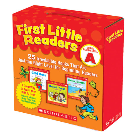 Scholastic First Little Readers Book Parent Pack, Guided Reading Level A, Set Of 25 Books