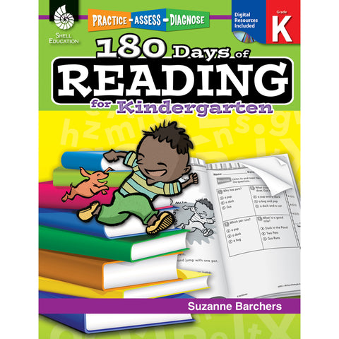 180 Days Of Reading Book For Kindergarten