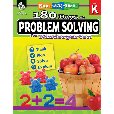 180 Days Of Problem Solving Book, Grade K