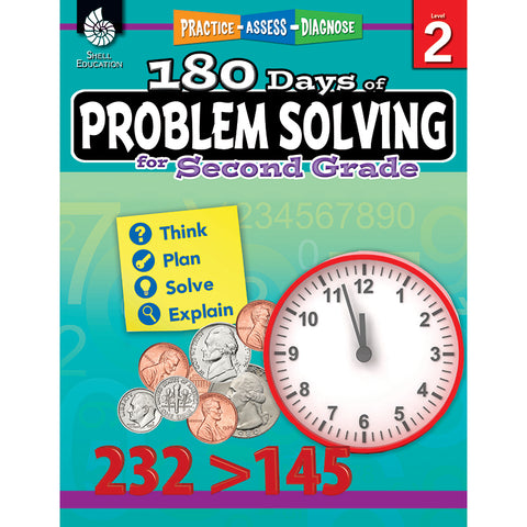 180 Days Of Problem Solving Book, Grade 2