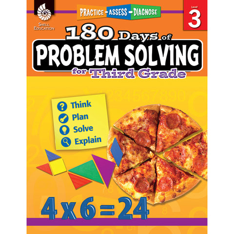 180 Days Of Problem Solving Book, Grade 3