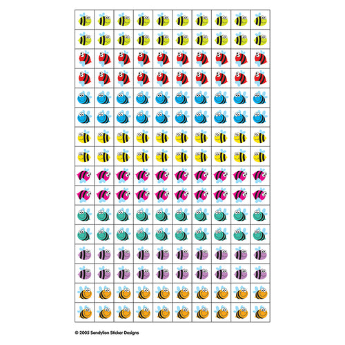 Chart Stickers, Multi-Color Bees