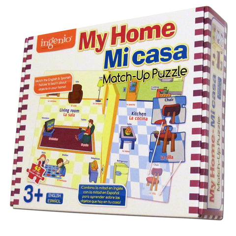 At Home Bilingual Learning Puzzle