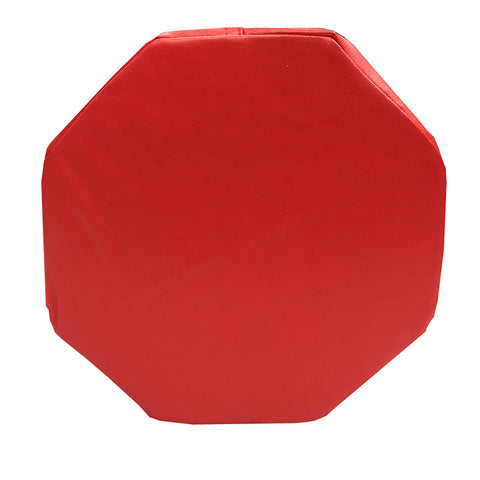 Red Octagon Pillow