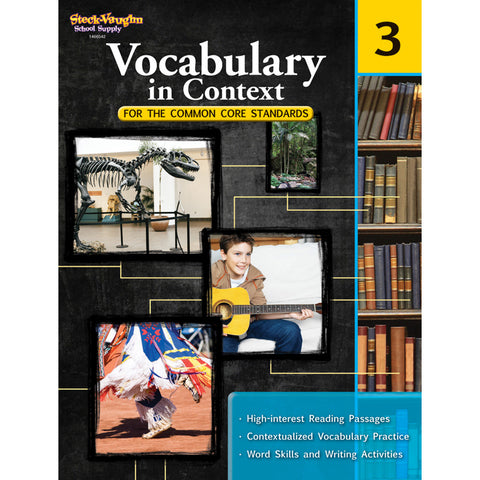 Vocabulary In Context For The Common Core Standards Reproducible, Grade 3