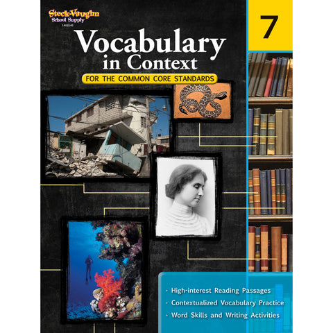 Vocabulary In Context For The Common Core Standards Reproducible, Grade 7