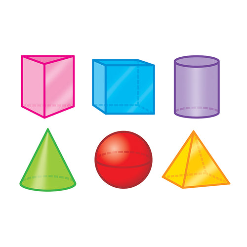 3-D Shapes Mini Accents Variety Pack, 36 Ct