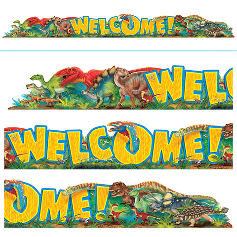 Welcome Discovering Dinosaurs Quot. Expr. Banner, 10'