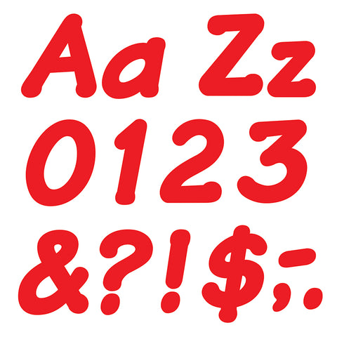 Red 4 Italic Combo Ready Letters