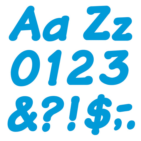 Blue 4 Italic Combo Ready Letters