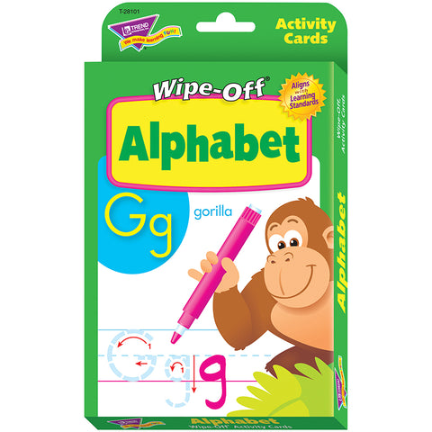 Alphabet Wipe-Off Activity Cards