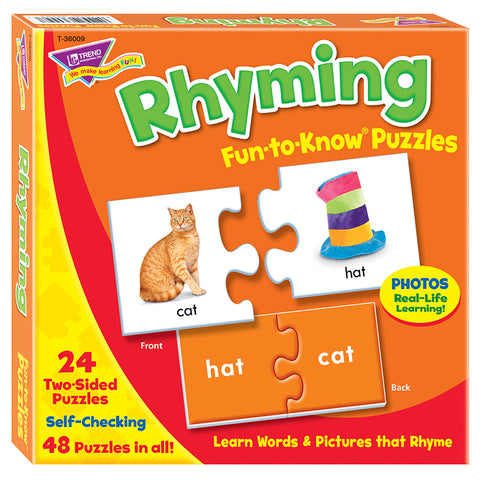 Rhyming Fun-To-Know Puzzles