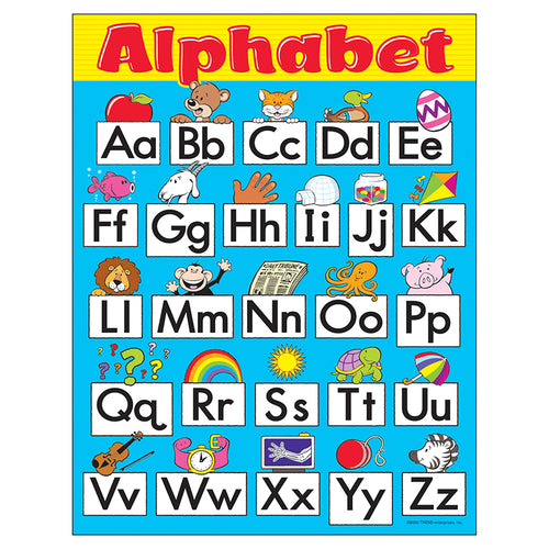 Alphabet Fun Learning Chart, 17 X 22