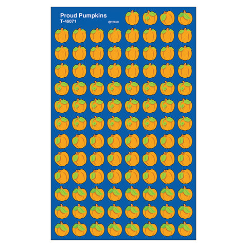 Proud Pumpkins Supershapes Stickers, 800 Ct