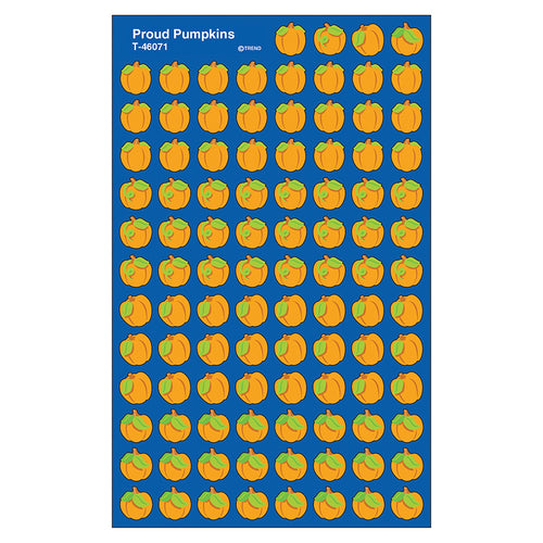 Proud Pumpkins Supershapes Stickers, 800 Ct