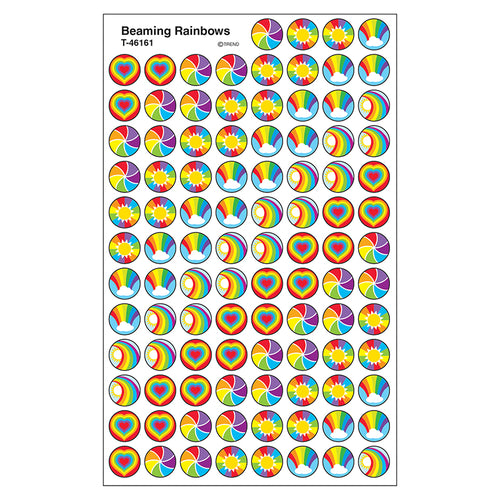 Beaming Rainbows Superspots Stickers, 800 Ct