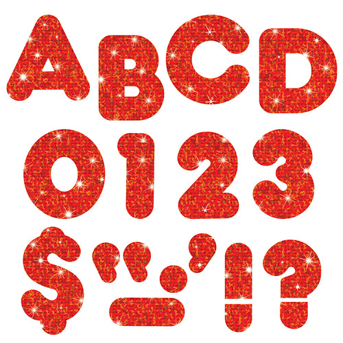 Red Sparkle 2 Casual Uc Ready Letters