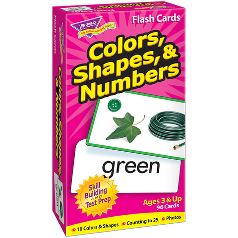 Colors, Shapes, &amp; Numbers Skill Drill Flash Cards