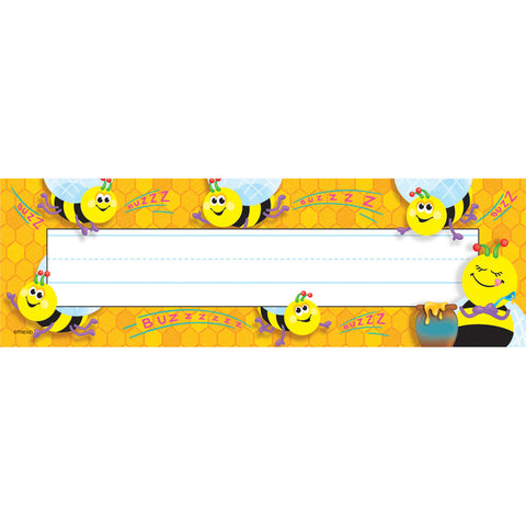 Busy Bees Desk Toppers Name Plates, 36 Ct