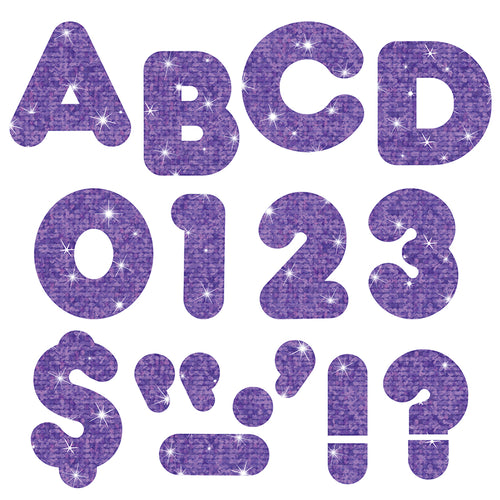 Purple Sparkle 3 Casual Uc Ready Letters