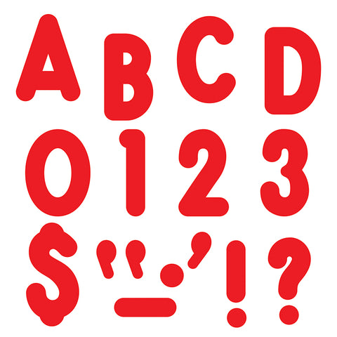 Red 7 Billboard Uppercase Ready Letters