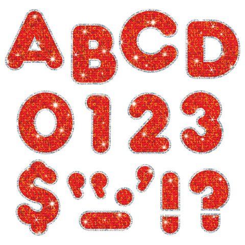 Red Sparkle Plus 2 Casual Uc Ready Letters