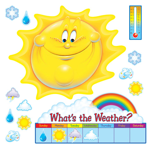 What'S The Weather? Bulletin Board Set