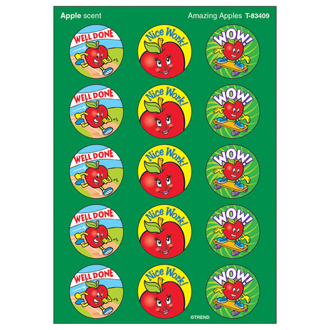 Amazing Apples/Apple Stinky Stickers, 60 Ct.