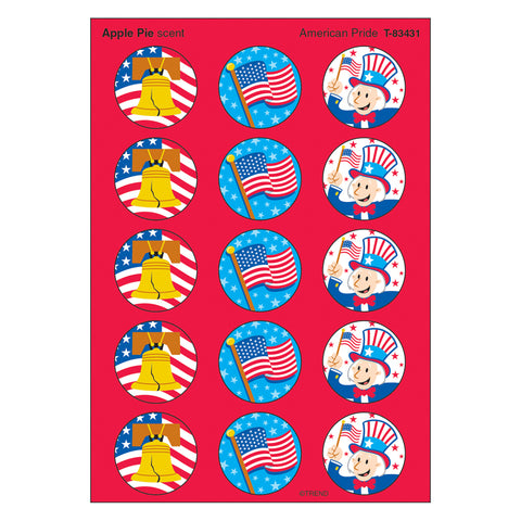 American Pride/Apple Pie Stinky Stickers, 60 Ct.