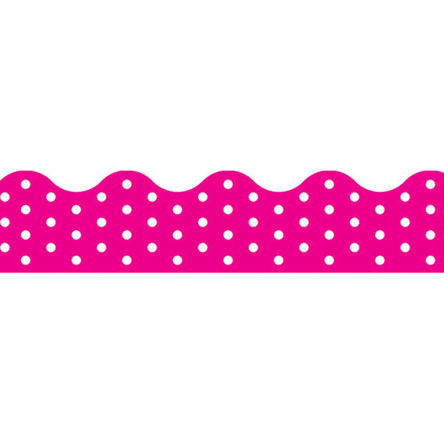 Polka Dots Pink Terrific Trimmers, 39 Ft