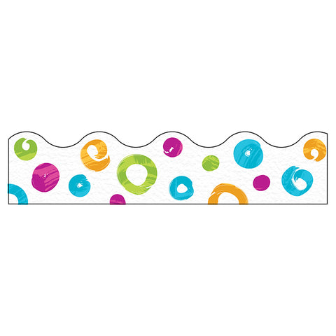 Color Harmony Swirl Dots Terrific Trimmers, 39'