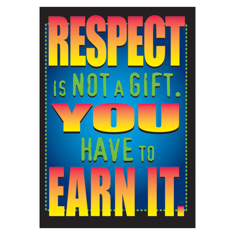 Respect Is Not A Gift. Argus Poster, 13.375 X 19