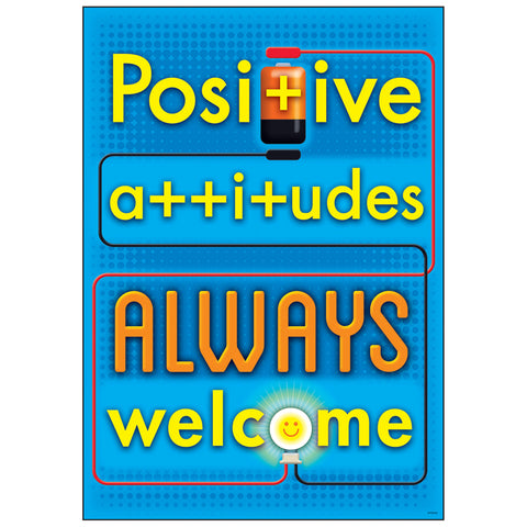 Positive Attitudes Always... Argus Poster, 13.375 X 19
