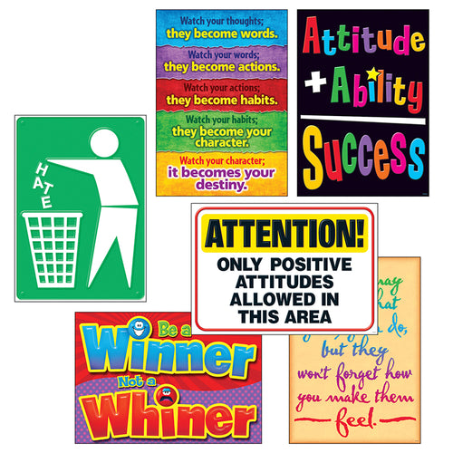 Attitude Matters Argus Posters Combo Pack, 6/Pkg