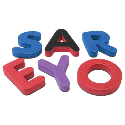 Magnetic Foam: Small Uppercase Letters