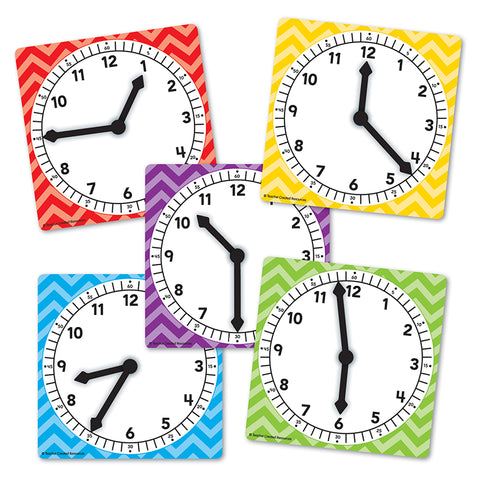 Clocks Spinners, Pack Of 5