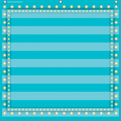 Light Blue Marquee 7 Pocket Chart (28 X 28)