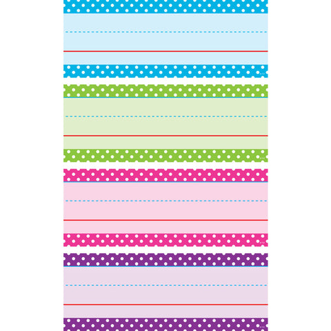 Bright Colors Polka Dots Word Strips
