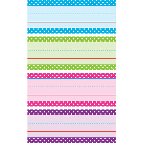 Bright Colors Polka Dots Word Strips